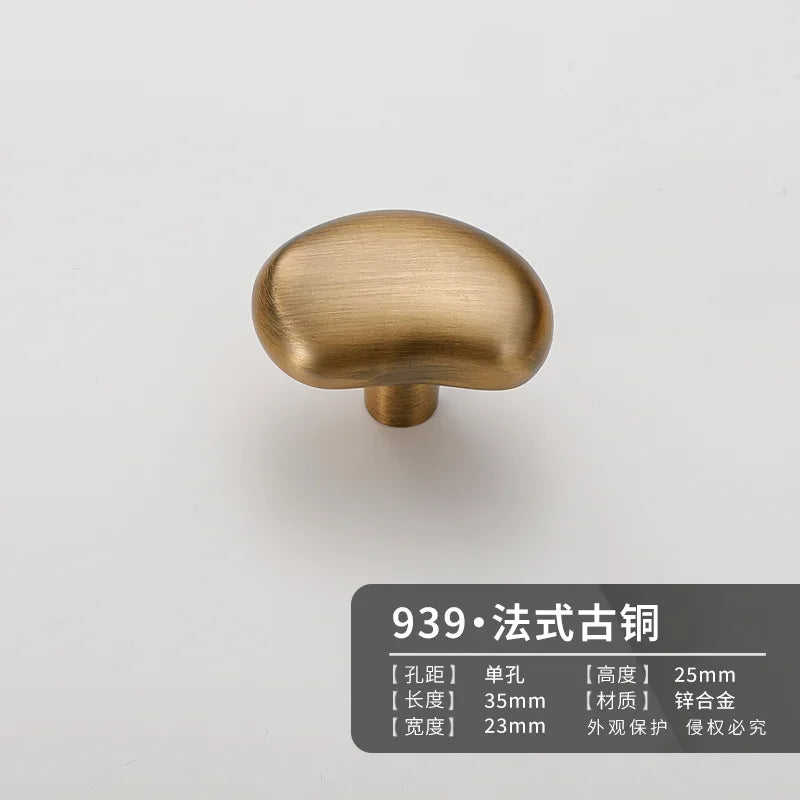 Retro Cabinet Knobs Antique Drawer Pull Solid Kitchen Accessories Dresser Wardrobe Closet Door Knobs Cupboard Furniture Handles