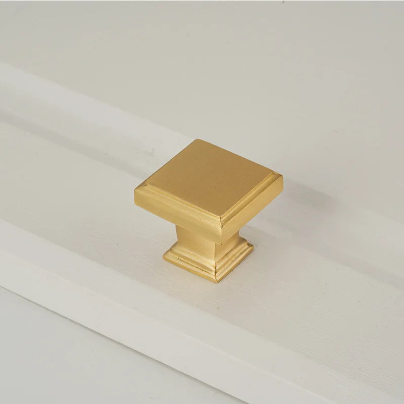 Handles for Furniture French Solid Brass Cupboard Door Knob and Handle American Kitchen Cabinet Drawer Handles