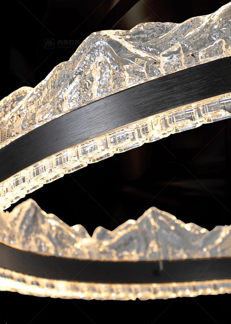 Modern home decor led lights pendant light lamps forstaircase Chandeliers for living room hanging light indoor lighting