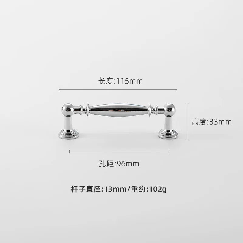 Nordic Solid Brass Furniture Handles Luxury Handles for Wardrobe and Drawer Kitchen Cabinet Drawer Handles Shoe Cabinets Pulls