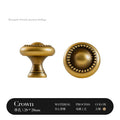 Vintage Bronze Solid Brass Cabinet Handle Cupboard Pulls Furniture Hardware Drawer Pull Kitchen Drawer Handles Cup Pull