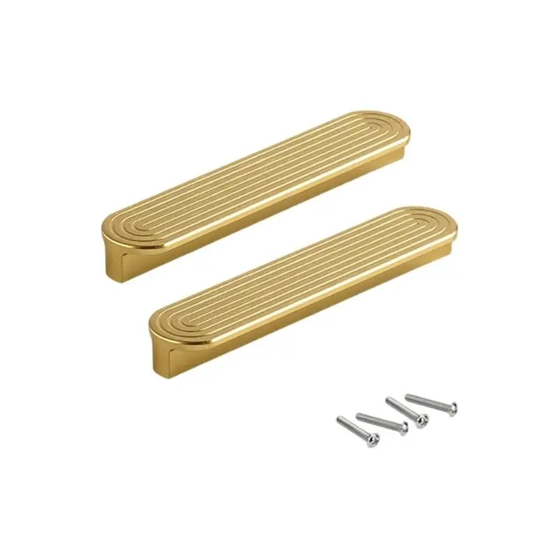 2Pcs Modern Aluminum Cupboard Handles Strong & Stylish Knob for Kitchen Wardrobe Drawer Easy Installation Without Tool D2RD