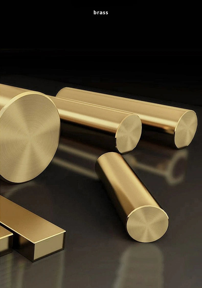 Nordic Solid Brass Furniture Handles Luxury Handles for Wardrobe and Drawer Kitchen Cabinet Drawer Handles Shoe Cabinets Pulls