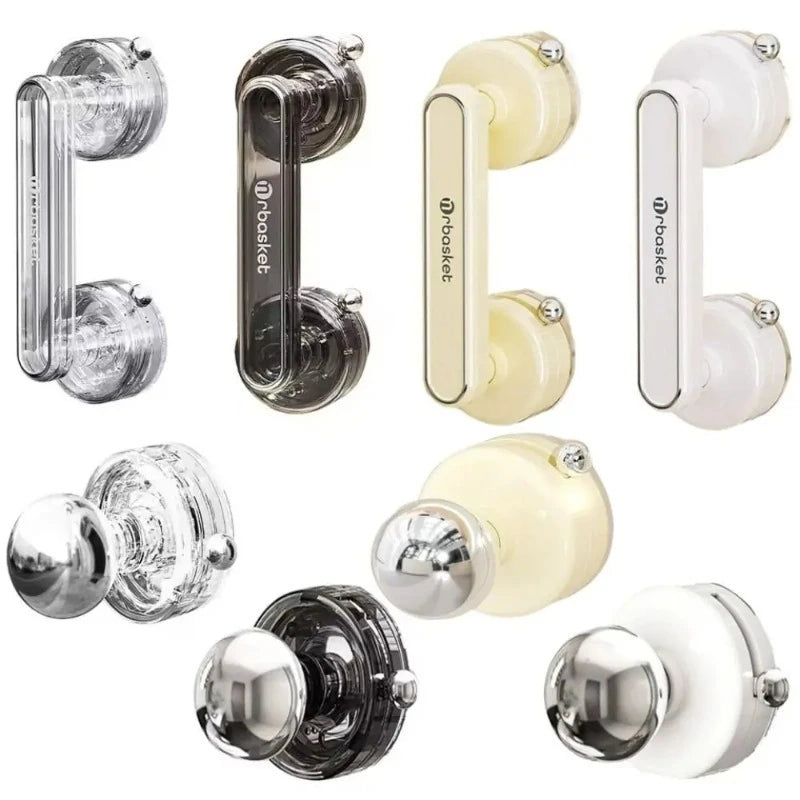 Reusable Removable Glass Door Handle Waterproof Wardrobe Door Handle High-quality Anti-slip Suction Cup Handrail