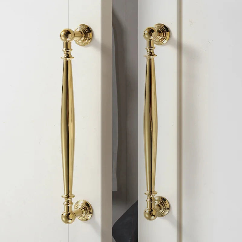 Nordic Solid Brass Furniture Handles Luxury Handles for Wardrobe and Drawer Kitchen Cabinet Drawer Handles Shoe Cabinets Pulls