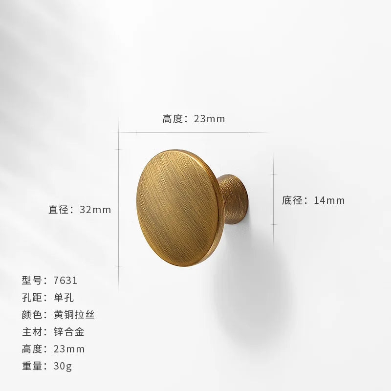 Antique-Bronze Cabinet Handle Retro Wardrobe & Kitchen-Cabinet Pull American Single-Hole Drawer Knob Zinc-Alloy Furniture Handle