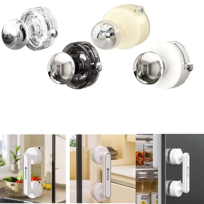 Reusable Removable Glass Door Handle Waterproof Wardrobe Door Handle High-quality Anti-slip Suction Cup Handrail