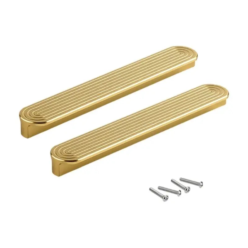 2Pcs Modern Aluminum Cupboard Handles Strong & Stylish Knob for Kitchen Wardrobe Drawer Easy Installation Without Tool D2RD