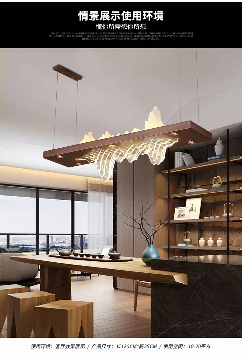 Modern Smart Led Chandelier Dimmable Pendant Lights Food Tables Coffee Office Desks Designer Home Decoration Lighting Suspension