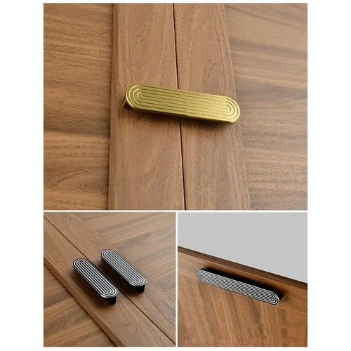 2Pcs Modern Aluminum Cupboard Handles Strong & Stylish Knob for Kitchen Wardrobe Drawer Easy Installation Without Tool D2RD