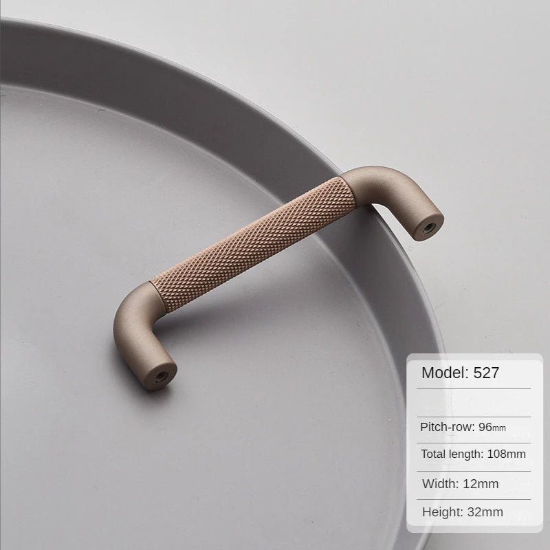 American Industrial Style Kitchen Drawer Cabinet Knurled Knobs Handles for Furniture European Wardrobe Shoe Cabinet Door Handle