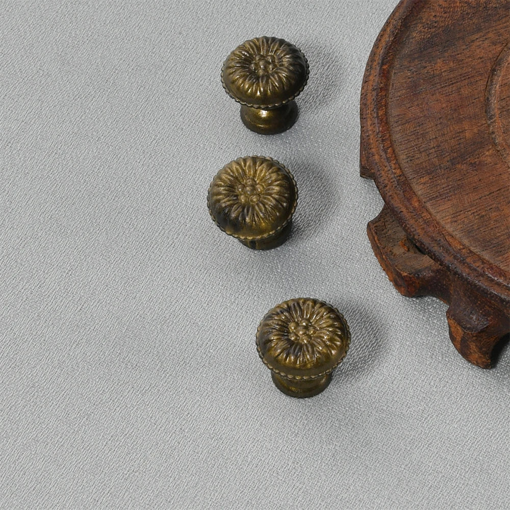 10Pcs Wooden Jewelry Box Mini Knobs Antique Bronze Plastic Kitchen Cabinet Drawer Pulls Knobs Cupboard Wardrobe Furniture Handle