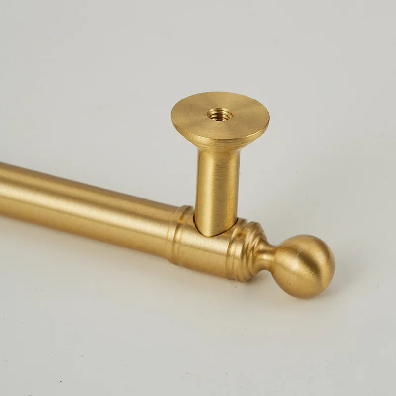 Handles for Furniture French Solid Brass Cupboard Door Knob and Handle American Kitchen Cabinet Drawer Handles